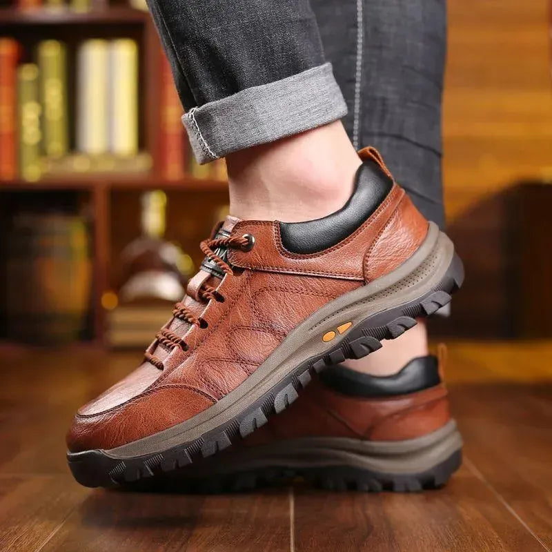 (🔥50% de descuento hoy - no te lo pierdas) Zapatos italianos suaves y cómodos hechos de piel de becerro genuina (el soporte del arco facilita caminar)