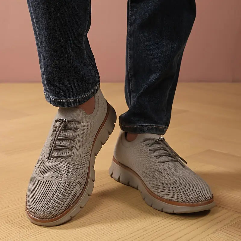 (🔥60% de descuento hoy - ¡no te lo pierdas! ) ⏰Zapatos ortopédicos de malla de verano suaves y cómodos (soporte de arco - alivia el dolor de pies)