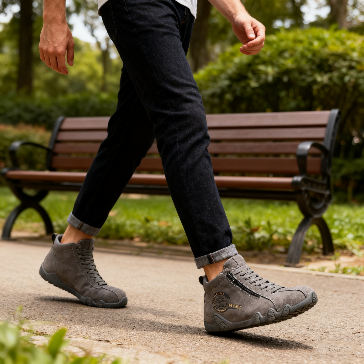 Oferta por tiempo limitado con 50% de descuento 🐂 | Zapatos ortopédicos para hombre OPTIMUMTO® | Fabricados con auténtica piel de vaca australiana 👞 | Impermeables y antideslizantes ✅ Soporte de arco: caminar cómodamente