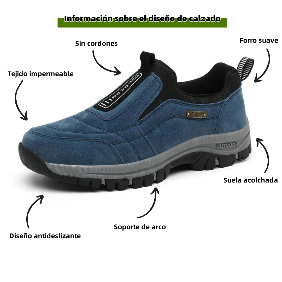 【⏰ ¡60% de descuento hoy - no te lo pierdas!)】Zapatos casuales/deportivos ortopédicos cómodos y ergonómicos ✅ Soporte de arco: alivia el dolor de pies