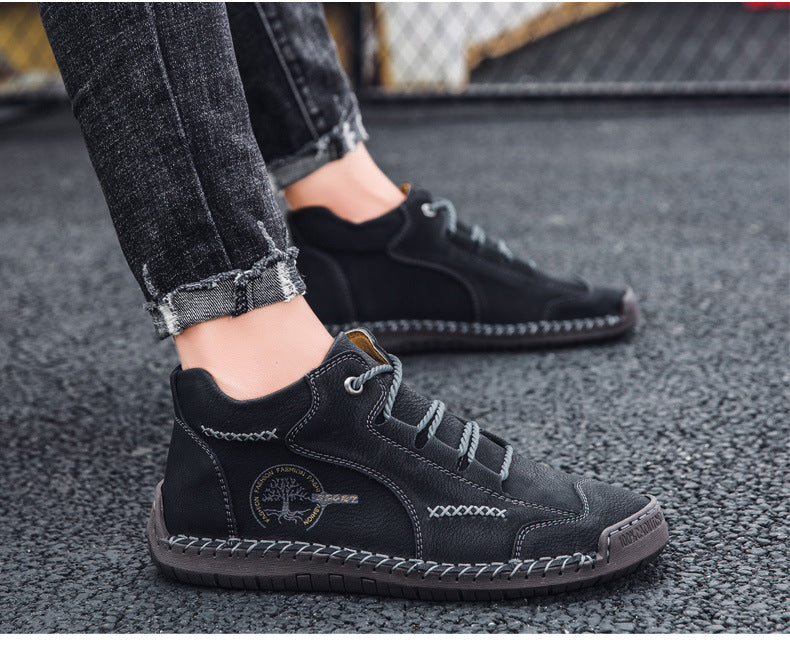 (🔥50% de descuento hoy - no te lo pierdas) Zapatos de cuero hechos a mano de marca italiana suaves y cómodos (el soporte del arco hace que caminar sea más fácil)