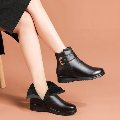 🔥50% de descuento hoy - ¡no te lo pierdas!| Zapatos ortopédicos de cuero y lana suaves y cómodos - Diseño ergonómico artesanal | te permite caminar todo el día sin sentirte cansado