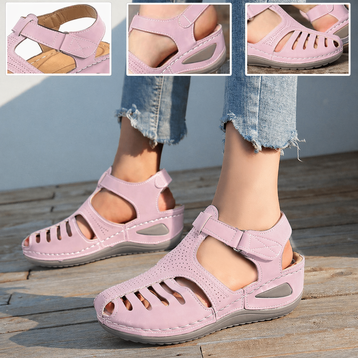 🔥 ¡Oferta por tiempo limitado: 50% de descuento! Sandalias ortopédicas de verano: diseñadas ergonómicamente para brindar comodidad, transpirabilidad y alivio del dolor ✅