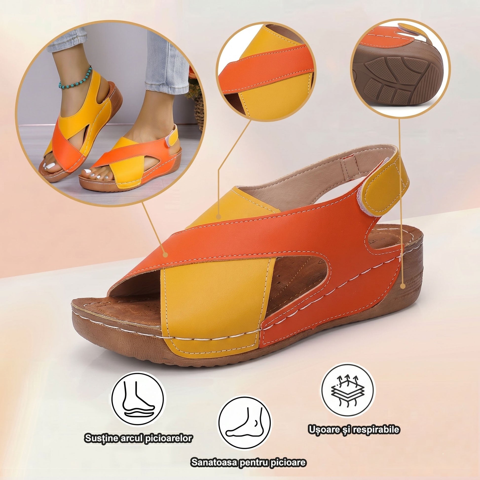 ⏰️¡No te pierdas nuestro 50% de descuento! ✅ Sandalias de alta calidad 🦶 Nuevo modelo de verano: impermeables y antideslizantes 🔴 ligeras y elegantes, adecuadas para cualquier ocasión.