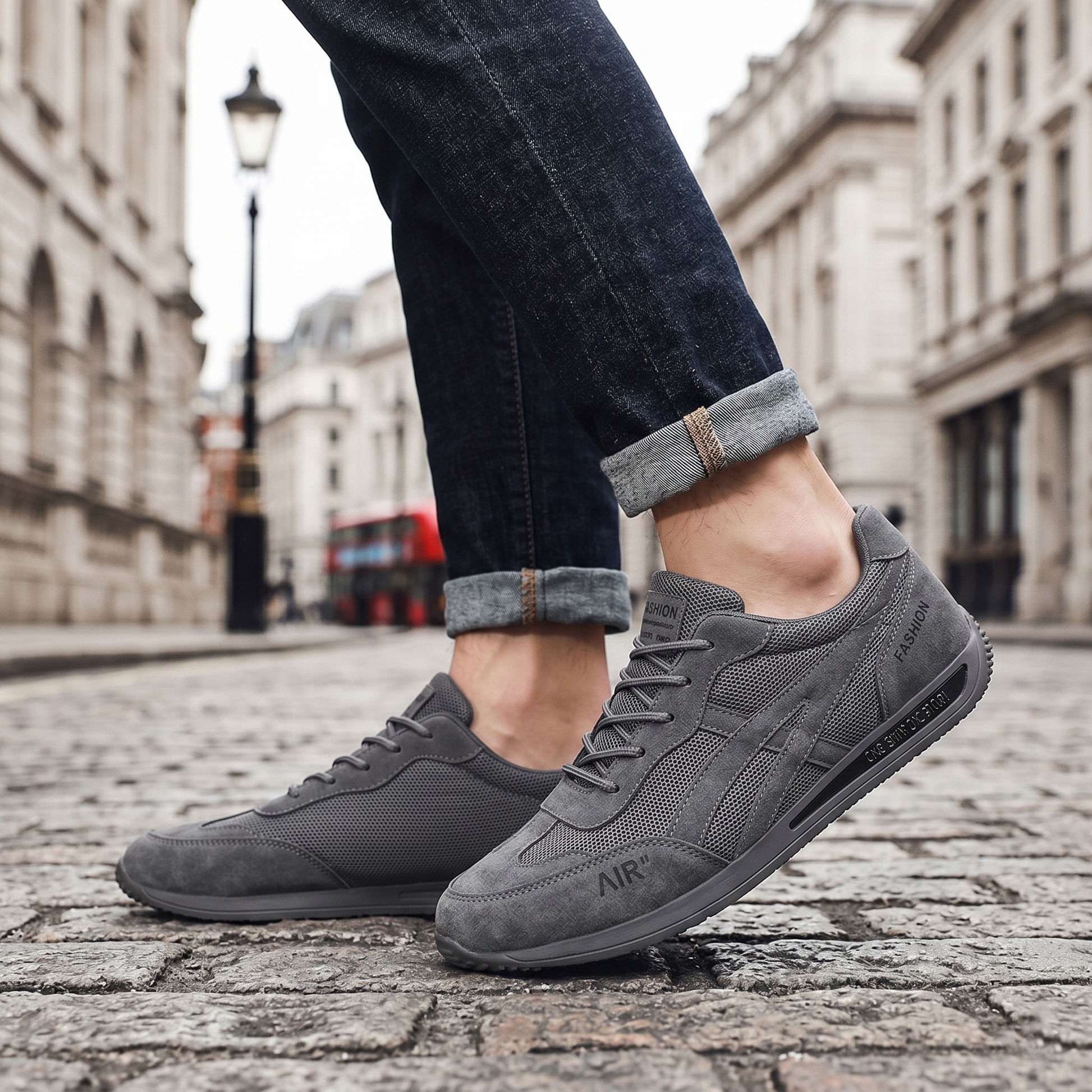 🔥 ¡Oferta especial de hoy con un 60% de descuento 🎁 Zapatos ortopédicos para caminar de hombre ✅ Transpirables y antideslizantes - ¡Dile adiós al dolor de pies y disfruta de comodidad todo el día!