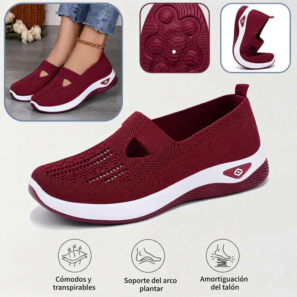 ⏰ 50% de descuento 👟 Zapatos ortopédicos ergonómicos de verano | Transpirables y ligeros ✅ Alivian el dolor de pies | Fáciles de poner y quitar
