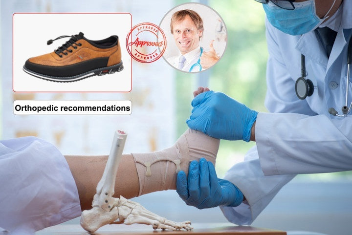 ⏰Oggi 60% di sconto - Non lasciartelo sfuggire! Scarpe ortopediche dal design ergonomico - pelle di alta qualità + supporto dell'arco plantare: indossale senza dolore tutto il giorno 👞