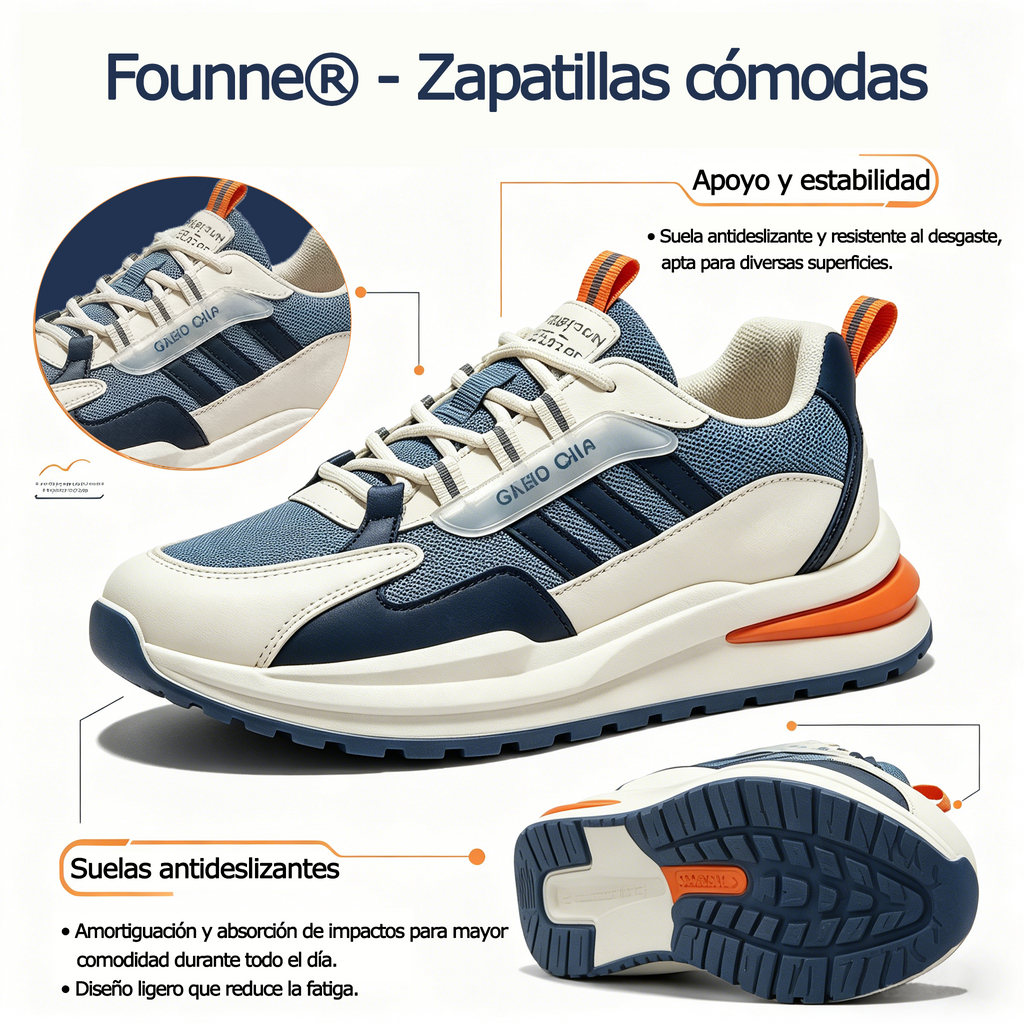 Optimumto® 【🔥¡Hoy a mitad de precio! ⏰】Comodidad para caminar todo el día | Diseño con soporte para el arco | Súper amortiguación | Alivia el dolor de pies | Impermeable y antideslizante | Corrige la marcha👟