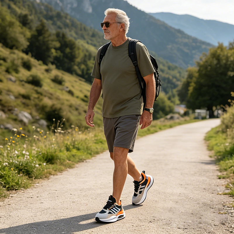Optimumto® 【🔥¡Hoy a mitad de precio! ⏰】Comodidad para caminar todo el día | Diseño con soporte para el arco | Súper amortiguación | Alivia el dolor de pies | Impermeable y antideslizante | Corrige la marcha👟