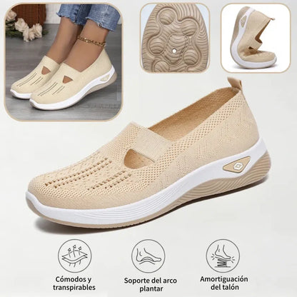 ⏰ 50% de descuento 👟 Zapatos ortopédicos ergonómicos de verano | Transpirables y ligeros ✅ Alivian el dolor de pies | Fáciles de poner y quitar