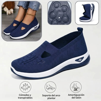 ⏰ 50% de descuento 👟 Zapatos ortopédicos ergonómicos de verano | Transpirables y ligeros ✅ Alivian el dolor de pies | Fáciles de poner y quitar