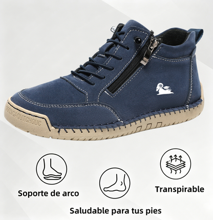 🔥 50% de descuento | OPTIMUMTO® | Zapatos ortopédicos de piel de becerro seleccionados | Antideslizantes e impermeables | Soporte de arco para aliviar el dolor