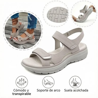 🔥 Sandalias ortopédicas de verano para mujer | Diseño ergonómico, soporte para el arco, comodidad durante todo el día | Antideslizante y transpirable ✅