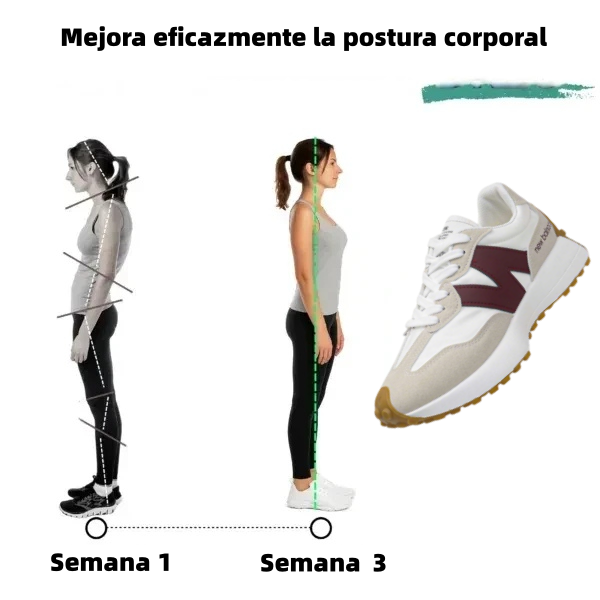 Zapatos casuales Optimumto® | Con un diseño de punta ancha para reducir la presión en las plantas de los pies.