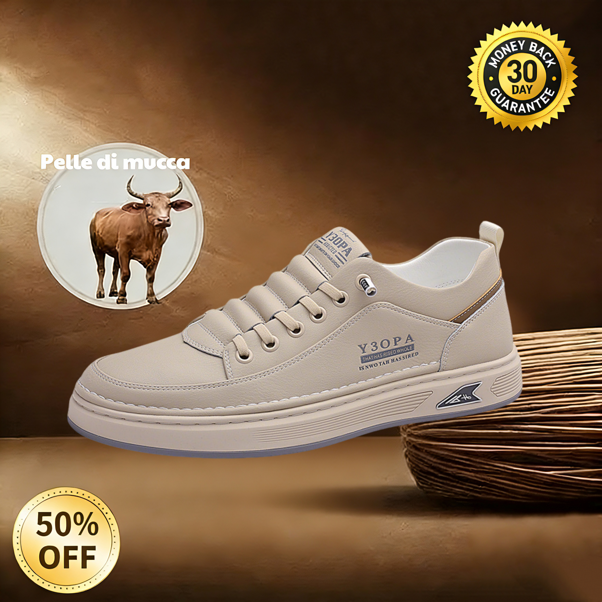 🐂 Zapatos de piel de becerro para hombre fabricados en Australia 👞 Cosidos a mano, fáciles de poner y quitar ✅ Soporte de arco, alivio del dolor - caminata cómoda