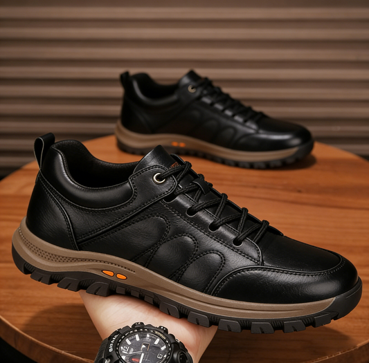 OPTIMUMTO ® 【🔥Novedad | Mitad de precio por tiempo limitado⏰】 Zapatos de piel de becerro de alta calidad | Cuero genuino | Impermeables y antideslizantes | Alivian la fatiga del pie | Comodidad inmediata 👟