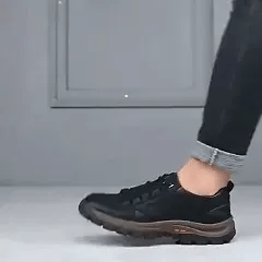 (🔥50% de descuento hoy - no te lo pierdas) Zapatos italianos suaves y cómodos hechos de piel de becerro genuina (el soporte del arco facilita caminar)