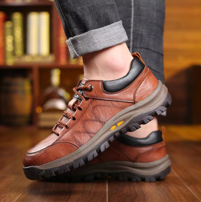 OPTIMUMTO ® 【🔥Novedad | Mitad de precio por tiempo limitado⏰】 Zapatos de piel de becerro de alta calidad | Cuero genuino | Impermeables y antideslizantes | Alivian la fatiga del pie | Comodidad inmediata 👟