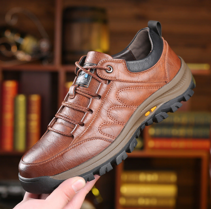 OPTIMUMTO ® 【🔥Novedad | Mitad de precio por tiempo limitado⏰】 Zapatos de piel de becerro de alta calidad | Cuero genuino | Impermeables y antideslizantes | Alivian la fatiga del pie | Comodidad inmediata 👟