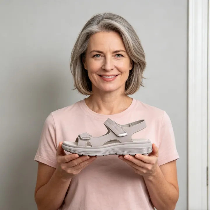 🔥 Sandalias ortopédicas de verano para mujer | Diseño ergonómico, soporte para el arco, comodidad durante todo el día | Antideslizante y transpirable ✅