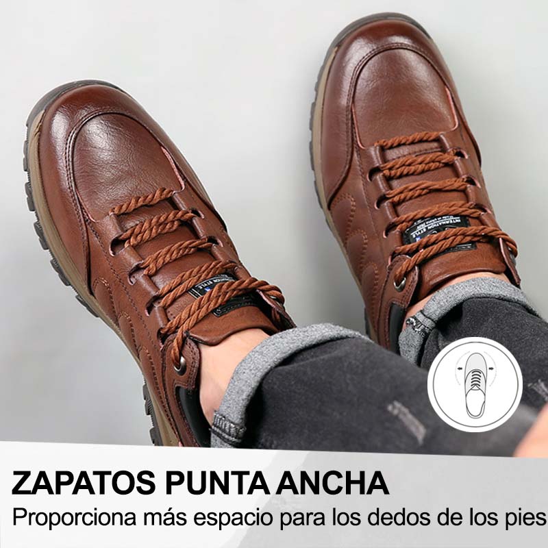 (🔥50% de descuento hoy - no te lo pierdas) Zapatos italianos suaves y cómodos hechos de piel de becerro genuina (el soporte del arco facilita caminar)
