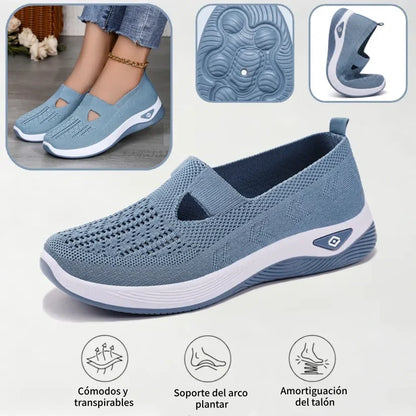 ⏰ 50% de descuento 👟 Zapatos ortopédicos ergonómicos de verano | Transpirables y ligeros ✅ Alivian el dolor de pies | Fáciles de poner y quitar