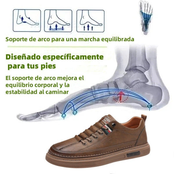 [60% de descuento por tiempo limitado, no te lo pierdas] Zapatos de cuero italianos elegantes y cómodos hechos a mano (soporte de arco, caminata más fácil)