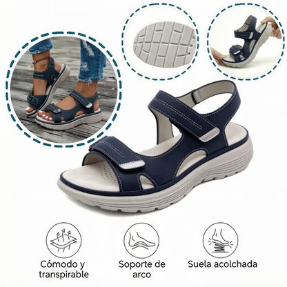 🔥 Sandalias ortopédicas de verano para mujer | Diseño ergonómico, soporte para el arco, comodidad durante todo el día | Antideslizante y transpirable ✅