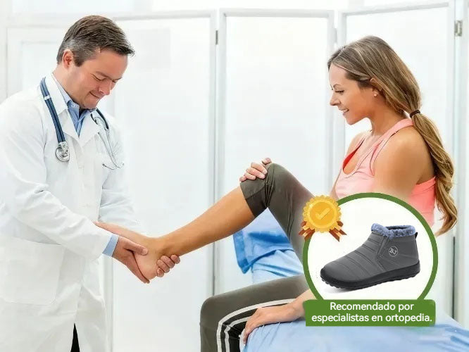 Botas ortopédicas de gamuza italiana de lujo Optimumto®: antideslizantes y cálidas, imprescindibles para la nieve. 👍Dígale adiós al dolor de pies.