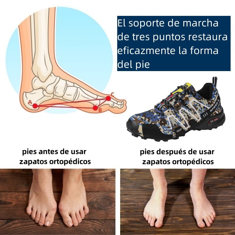 Zapatos ortopédicos de diseño ergonómico para dolores de espalda, articulaciones y pies - unisex