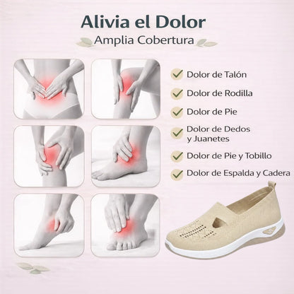 ⏰ 50% de descuento 👟 Zapatos ortopédicos ergonómicos de verano | Transpirables y ligeros ✅ Alivian el dolor de pies | Fáciles de poner y quitar