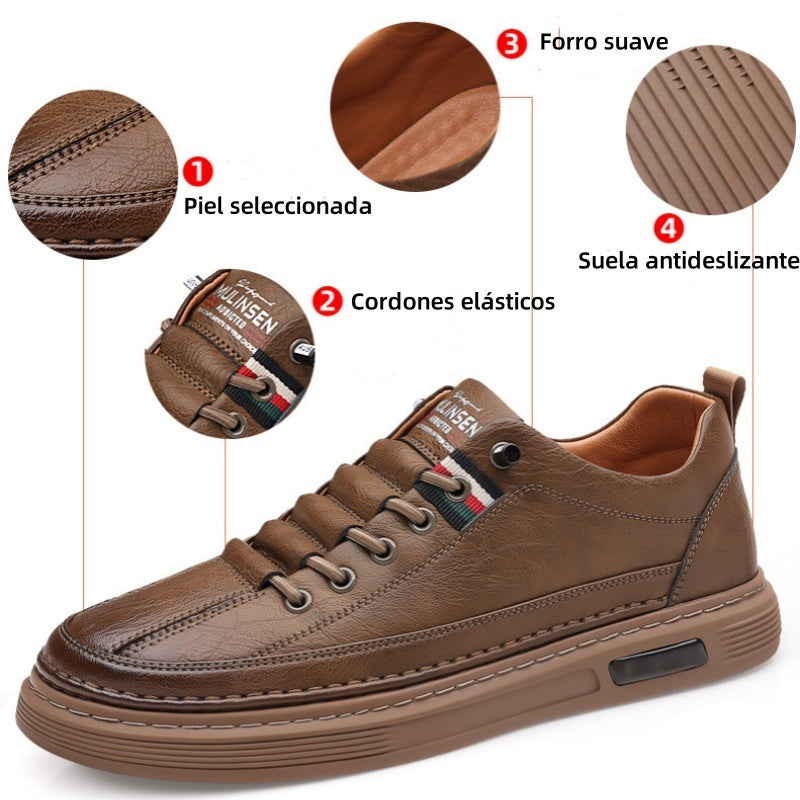 [60% de descuento por tiempo limitado, no te lo pierdas] Zapatos de cuero italianos elegantes y cómodos hechos a mano (soporte de arco, caminata más fácil)