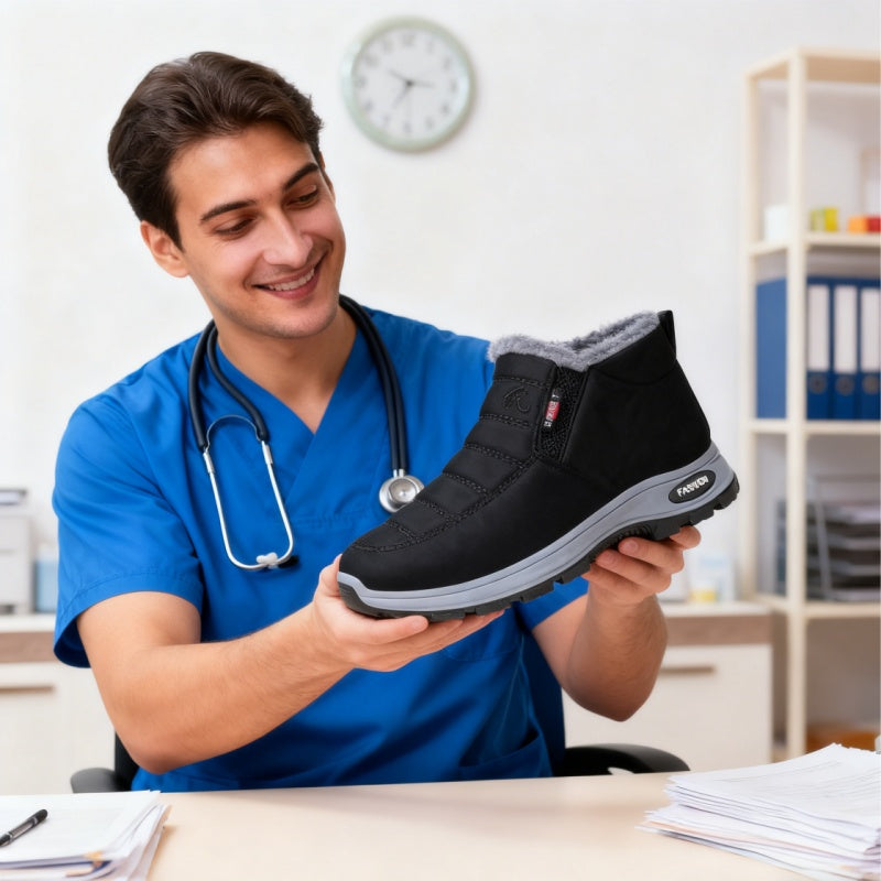 Optimumto® - Calzado ortopédico ergonómico de invierno para dolor de pies, rodillas y espalda - Unisex