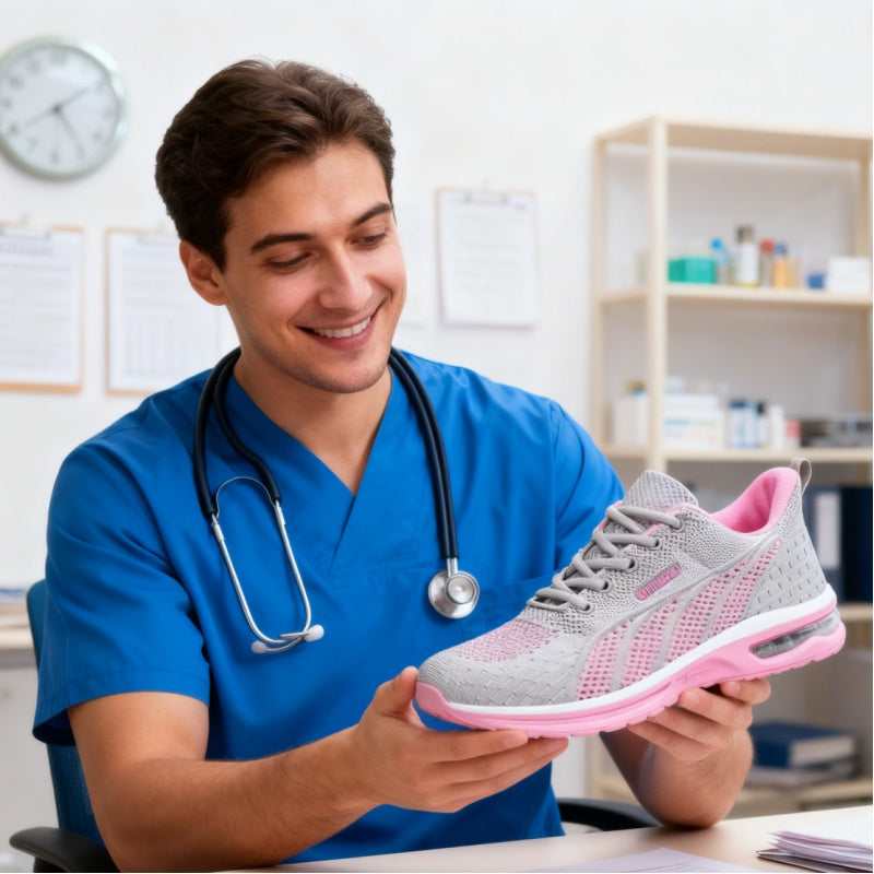 Calzado ortopédico médico Optimumto®: Diseñado ergonómicamente para aliviar el dolor de espalda, pies y articulaciones.