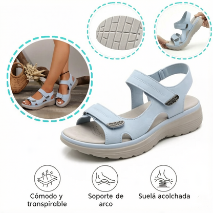 🔥 Sandalias ortopédicas de verano para mujer | Diseño ergonómico, soporte para el arco, comodidad durante todo el día | Antideslizante y transpirable ✅
