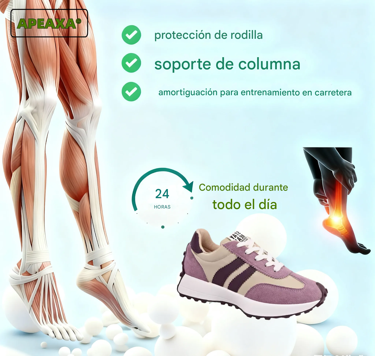 Optimumto® | ¡50% de descuento hoy! ¡No te lo pierdas! ⏰ - Marca - Zapatos ortopédicos alemanes suaves y cómodos ✅ (Alivia el dolor de pies)