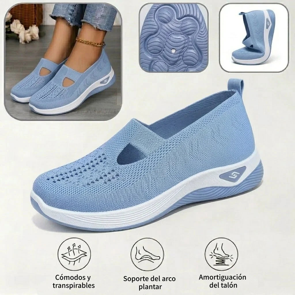 ⏰ 50% de descuento 👟 Zapatos ortopédicos ergonómicos de verano | Transpirables y ligeros ✅ Alivian el dolor de pies | Fáciles de poner y quitar