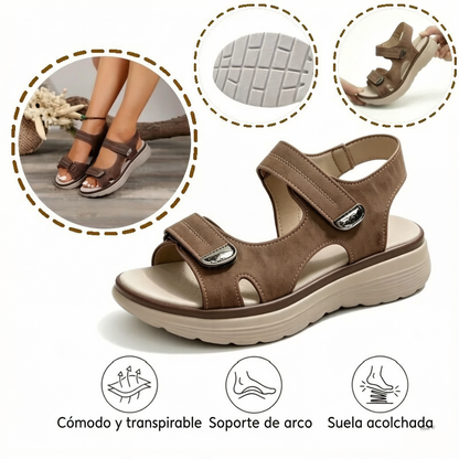 🔥 Sandalias ortopédicas de verano para mujer | Diseño ergonómico, soporte para el arco, comodidad durante todo el día | Antideslizante y transpirable ✅