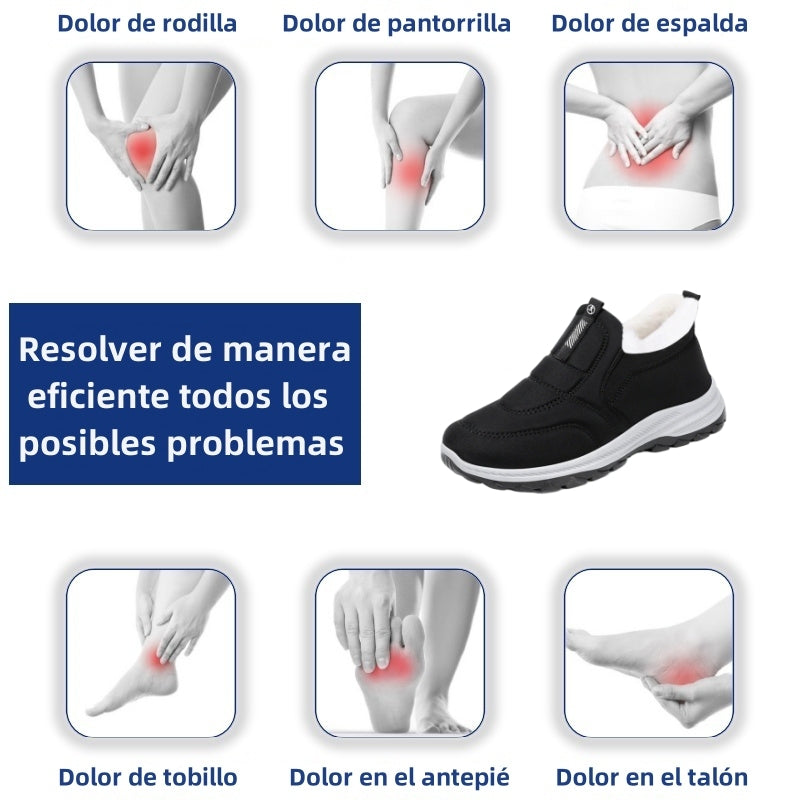 Zapatos ortopédicos de gamuza italiana de lujo Optimumto®: suaves y cómodos, un elemento esencial para el invierno | Brinda soporte y alivia el dolor de pies.