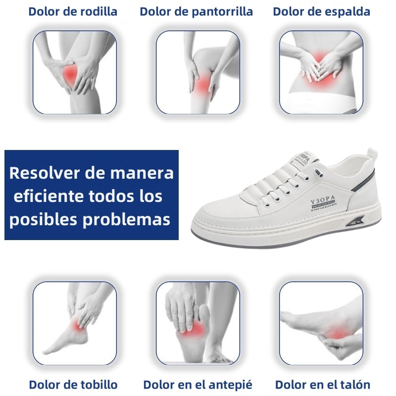 🐂 Zapatos de piel de becerro para hombre fabricados en Australia 👞 Cosidos a mano, fáciles de poner y quitar ✅ Soporte de arco, alivio del dolor - caminata cómoda