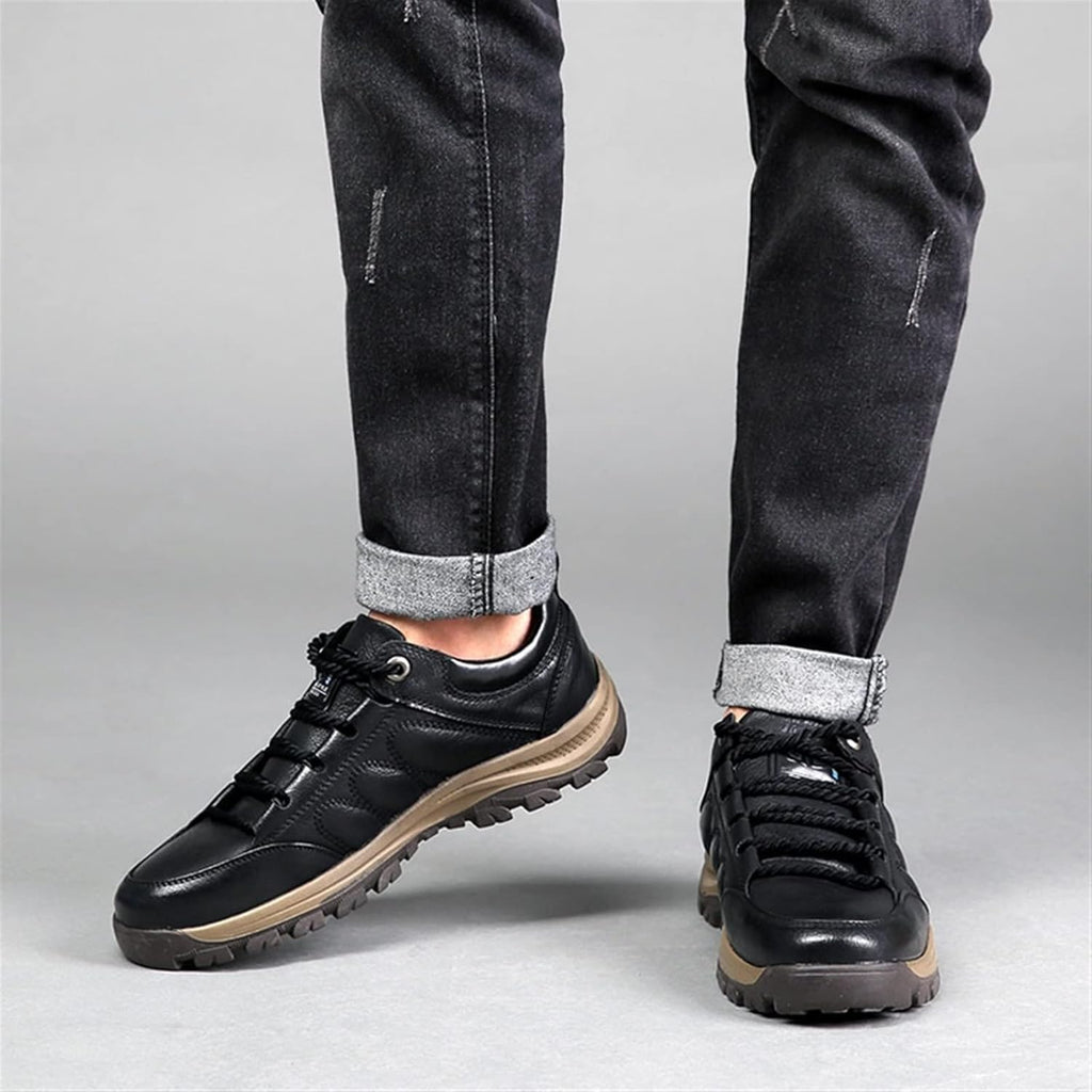 (🔥50% de descuento hoy - no te lo pierdas) Zapatos italianos suaves y cómodos hechos de piel de becerro genuina (el soporte del arco facilita caminar)