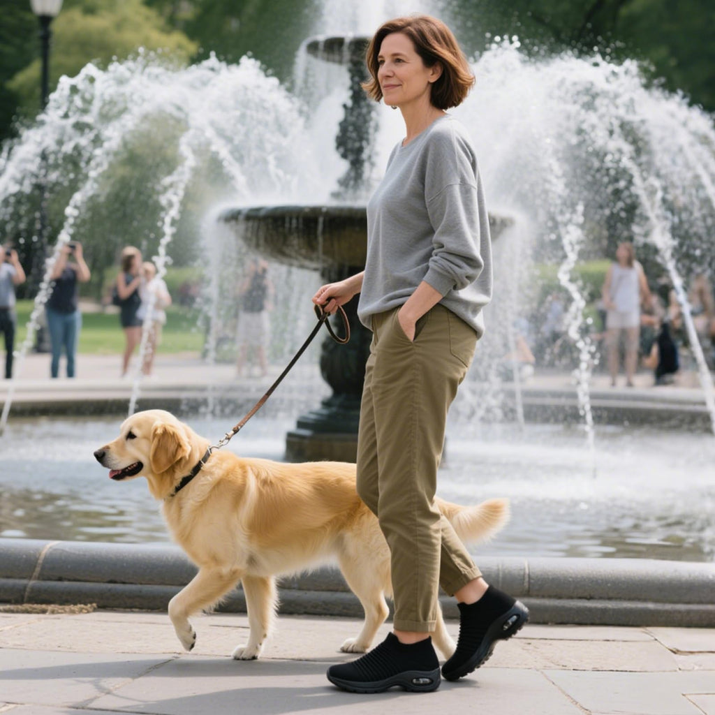 【🔥60% de descuento hoy - ¡no te lo pierdas!】🔥Zapatillas ortopédicas súper cómodas con colchón de aire✅Soporte de arco, mayor comodidad