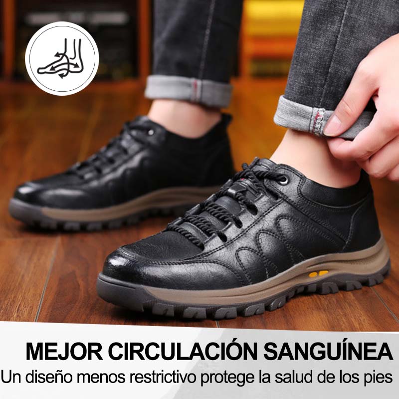 (🔥50% de descuento hoy - no te lo pierdas) Zapatos italianos suaves y cómodos hechos de piel de becerro genuina (el soporte del arco facilita caminar)
