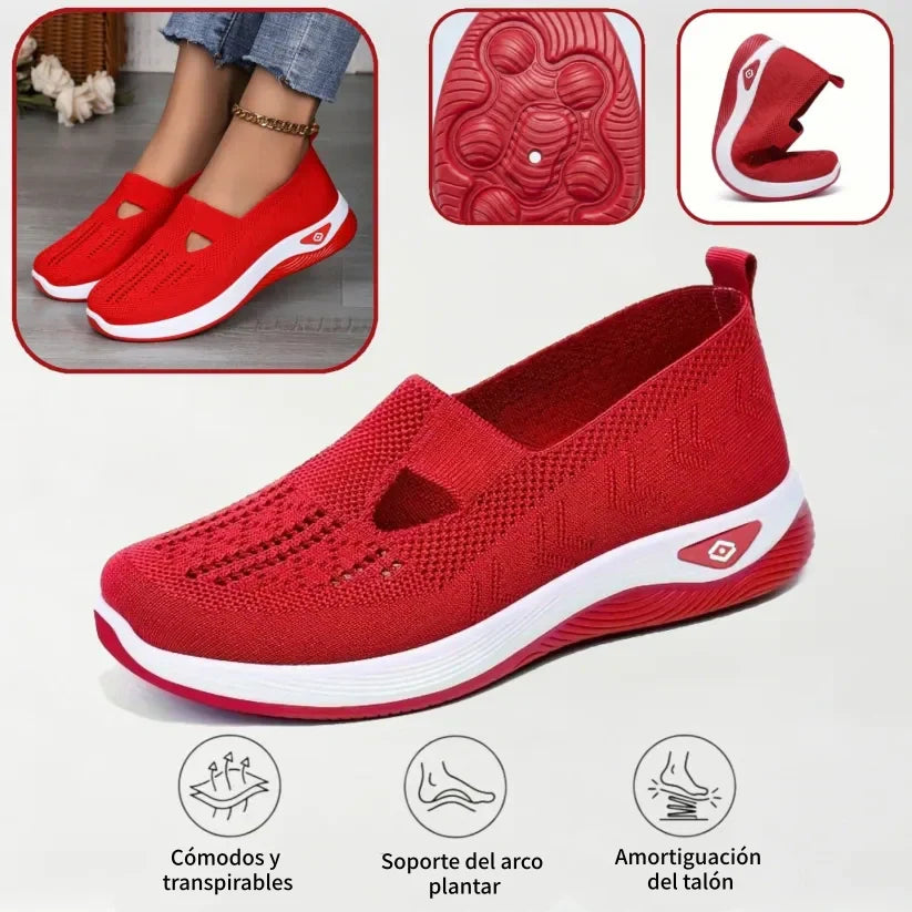 ⏰ 50% de descuento 👟 Zapatos ortopédicos ergonómicos de verano | Transpirables y ligeros ✅ Alivian el dolor de pies | Fáciles de poner y quitar
