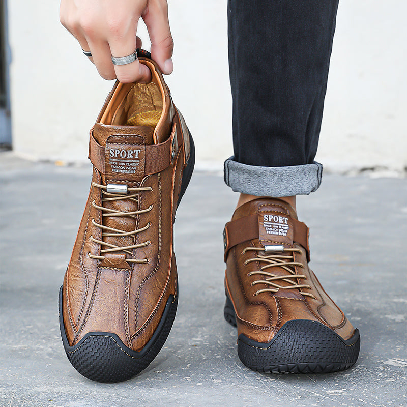🔥Oferta especial de Navidad: 50% de descuento ¡Zapatos de piel de alta calidad para aliviar el dolor de pies!