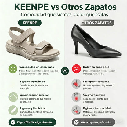 🔥 Sandalias ortopédicas de verano para mujer | Diseño ergonómico, soporte para el arco, comodidad durante todo el día | Antideslizante y transpirable ✅
