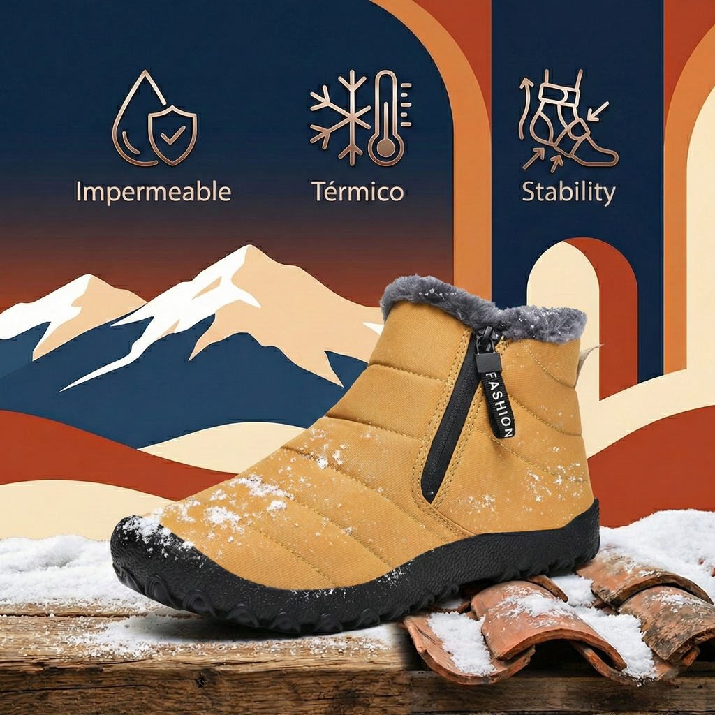 OPTIMUMTO® | Zapatos ortopédicos de invierno, suaves y cómodos | Impermeables y antideslizantes, lo que hace que caminar sea fácil y libre.