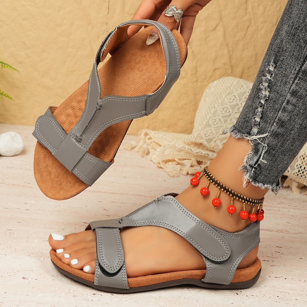 ⏰️¡No te pierdas nuestro 50% de descuento!✅ Sandalias de alta calidad🦶 Un básico de verano: impermeables y antideslizantes🔴 Zapatos cómodos, adecuados para cualquier ocasión.