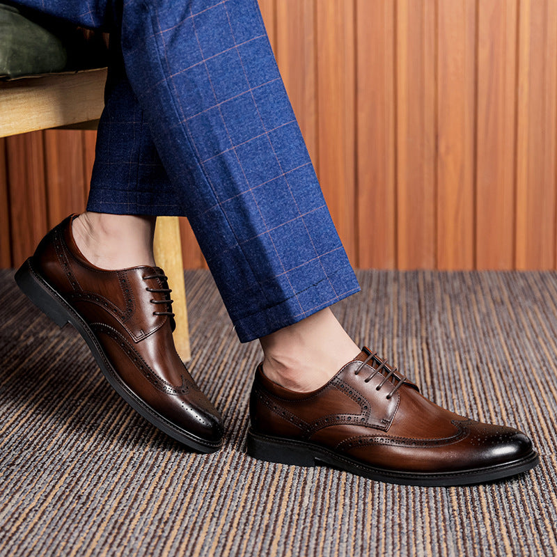 🔥Oferta especial de Navidad: 50% de descuento👞Diseño ergonómico: Zapatos de piel italiana elegantes, suaves y cómodos✅