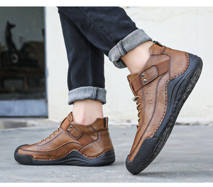 (🔥50% de descuento hoy - ¡No te lo pierdas!) - 🐂Zapatos de piel de becerro cómodos y elegantes 👞(antideslizante, soporte para el arco para aliviar el dolor)